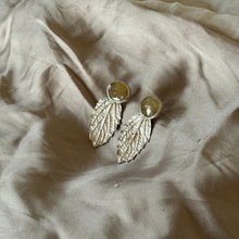 Load image into Gallery viewer, Thrive Earrings | Lemon Balm & Yellow Sapphire