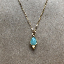 Load image into Gallery viewer, Rise Necklace | Amazonite & Gold
