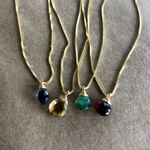 Load image into Gallery viewer, Ava Necklace | Garnet