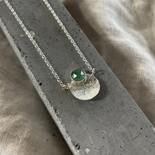 Load image into Gallery viewer, Dìon Necklace | Emerland & Silver