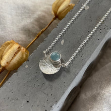 Load image into Gallery viewer, Dìon Necklace | Aquamarine & Silver