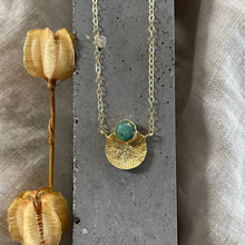 Load image into Gallery viewer, Dìon Necklace | Emerland & Gold