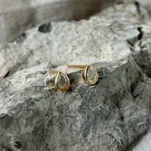 Load image into Gallery viewer, Joy Studs | Quartz Crystal & Gold