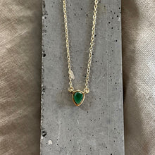 Load image into Gallery viewer, Joy Necklace | Emerald & Gold