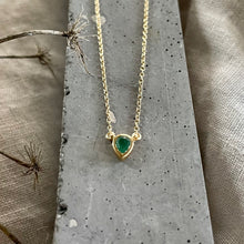 Load image into Gallery viewer, Joy Necklace | Emerald & Gold