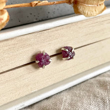 Load image into Gallery viewer, Mineral Studs | Ruby