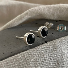 Load image into Gallery viewer, Realm Studs | Onyx & Silver