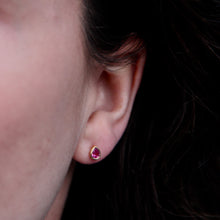 Load image into Gallery viewer, Joy Studs | Quartz Crystal & Gold