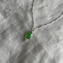 Load image into Gallery viewer, Rise Necklace |  Aqua Chalcedony & Silver