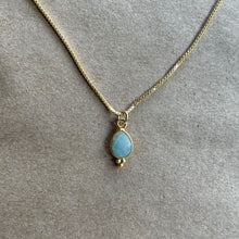 Load image into Gallery viewer, Rise Necklace | Aquamarine & Gold