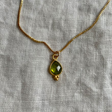 Load image into Gallery viewer, Rise Necklace | Peridot & Gold