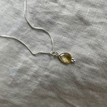 Load image into Gallery viewer, Rise Necklace | Citrine & Silver