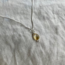 Load image into Gallery viewer, Rise Necklace | Citrine & Silver