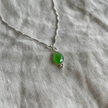 Load image into Gallery viewer, Rise Necklace |  Aqua Chalcedony & Silver