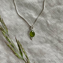 Load image into Gallery viewer, Rise Necklace | Peridot & Silver