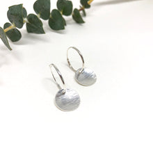 Load image into Gallery viewer, Full Moon Hoops | Silver