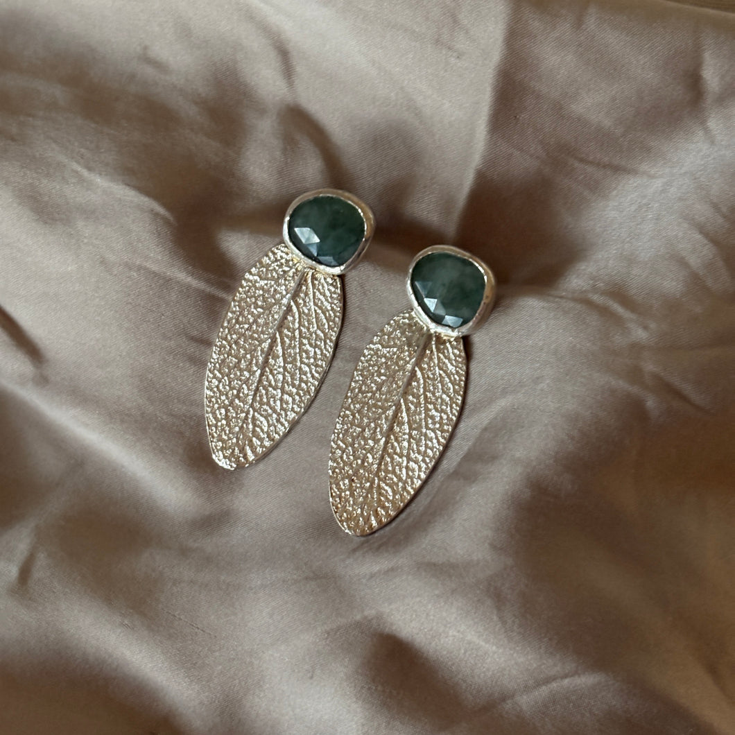 Wise Woman Earrings | Sage & Emerald