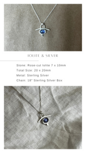 Load image into Gallery viewer, Iolite Necklace | Silver