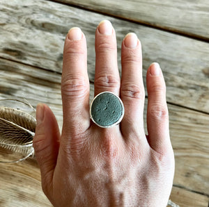 Large Tofino Ring | Silver | Size 6 - 8