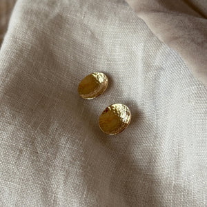 Harvest Moon Studs | Gold