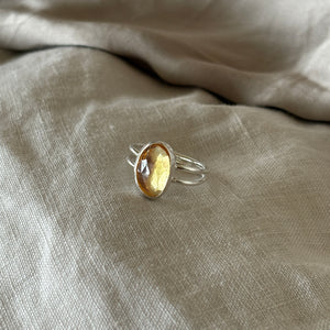 Citrine & Silver | size 6-8