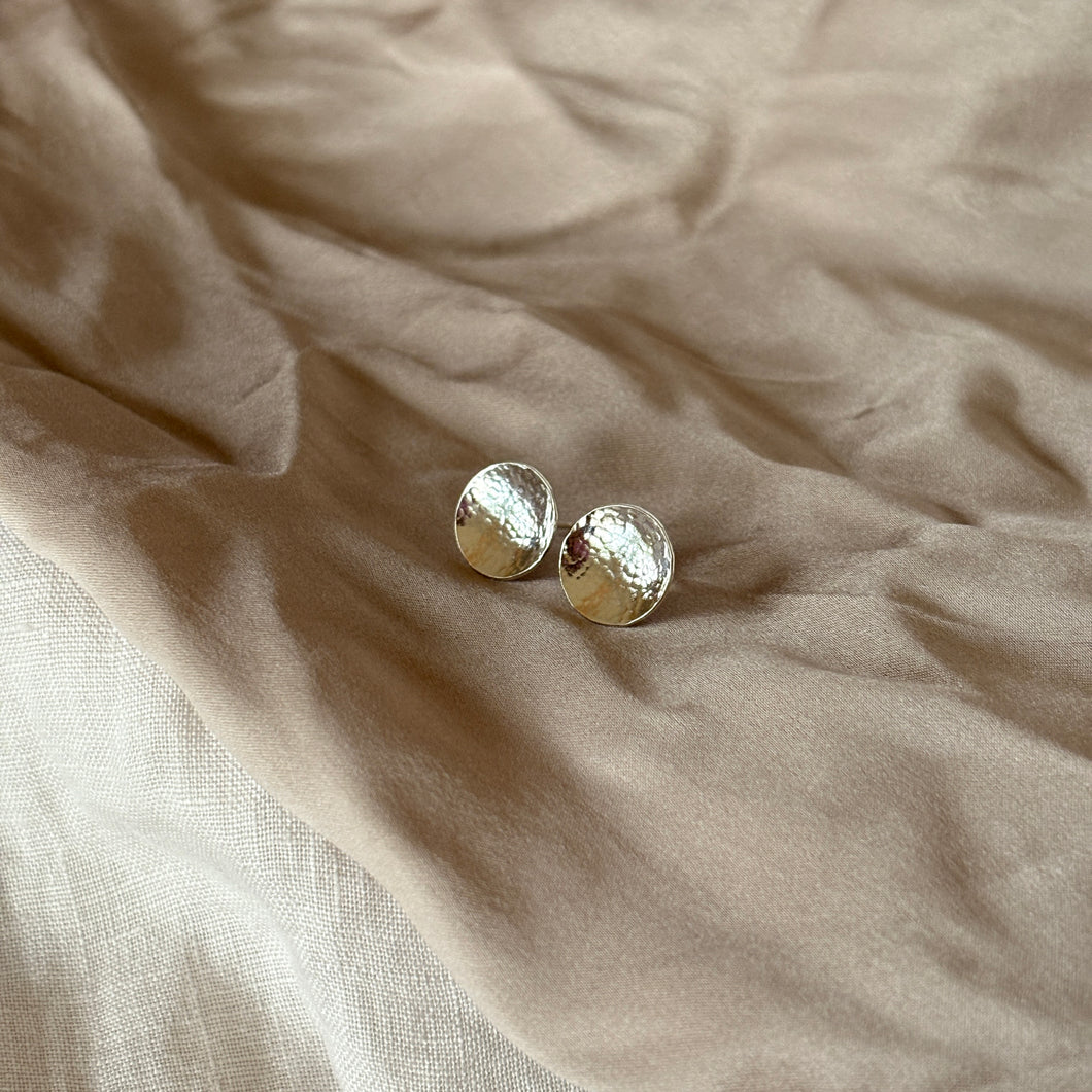 Harvest Moon Studs | Silver