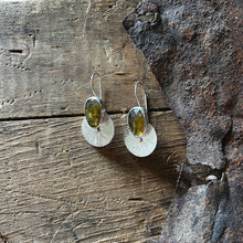 Load image into Gallery viewer, Early Light Earrings 2.0 | Olive Vesuvianite