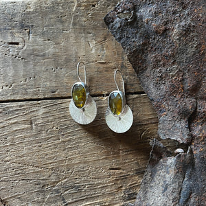 Early Light Earrings 2.0 | Olive Vesuvianite