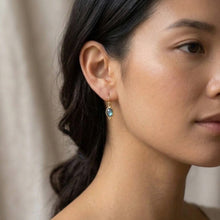 Load image into Gallery viewer, Lūma Earrings | Labradorite &amp; Silver