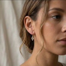 Load image into Gallery viewer, Lūma Earrings | Prehnite &amp; Gold