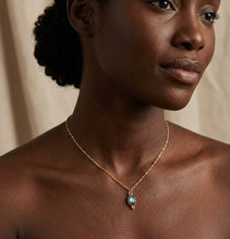 Load image into Gallery viewer, Lūma Necklace | Labradorite &amp; Gold