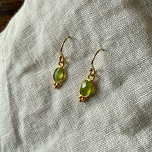 Load image into Gallery viewer, Lūma Earrings | Peridot &amp; Gold