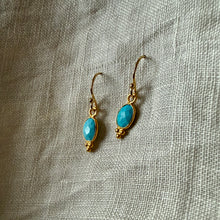 Load image into Gallery viewer, Lūma Earrings | Turquoise &amp; Gold