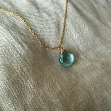 Load image into Gallery viewer, Ava Necklace | Sky Blue Quartz