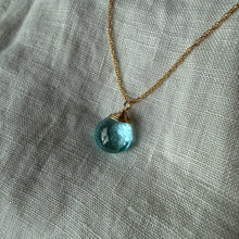 Load image into Gallery viewer, Ava Necklace | Sky Blue Quartz