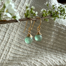 Load image into Gallery viewer, Ava Earrings | Moss Quartz