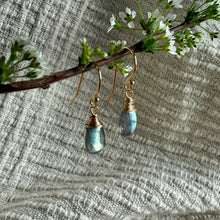 Load image into Gallery viewer, Ava Earrings | Labradorite