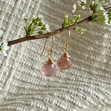 Load image into Gallery viewer, Ava Earrings | Cranberry Quartz