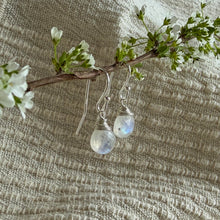 Load image into Gallery viewer, Ava Earrings | Rainbow Moonstone