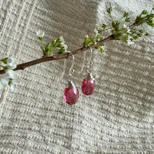 Load image into Gallery viewer, Ava Earrings | Pink Tourmaline Quartz