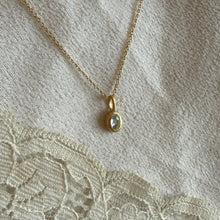 Load image into Gallery viewer, Skye Necklace | Aquamarine &amp; Gold