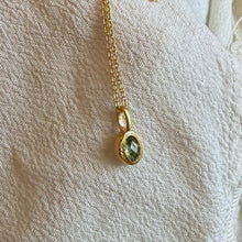 Load image into Gallery viewer, Skye Necklace | Green Tourmaline &amp; Gold