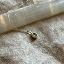 Load image into Gallery viewer, Skye Necklace | Green Tourmaline &amp; Silver