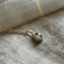 Load image into Gallery viewer, Skye Necklace | Green Tourmaline &amp; Silver