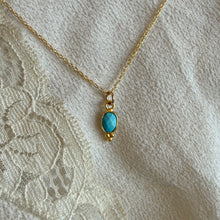 Load image into Gallery viewer, Lūma Necklace | Turquoise &amp; Gold