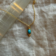 Load image into Gallery viewer, Lūma Necklace | Turquoise &amp; Gold