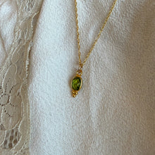 Load image into Gallery viewer, Lūma Necklace | Peridot &amp; Gold
