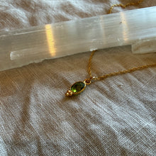 Load image into Gallery viewer, Lūma Necklace | Peridot &amp; Gold