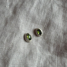 Load image into Gallery viewer, Skye Studs | Tourmaline &amp; Silver