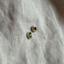 Load image into Gallery viewer, Skye Studs | Tourmaline &amp; Silver